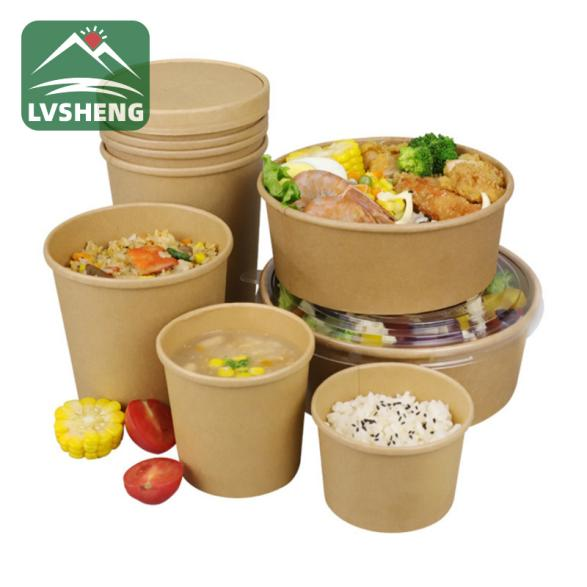 Kraft Paper Bowl Safe for at tage mad væk?