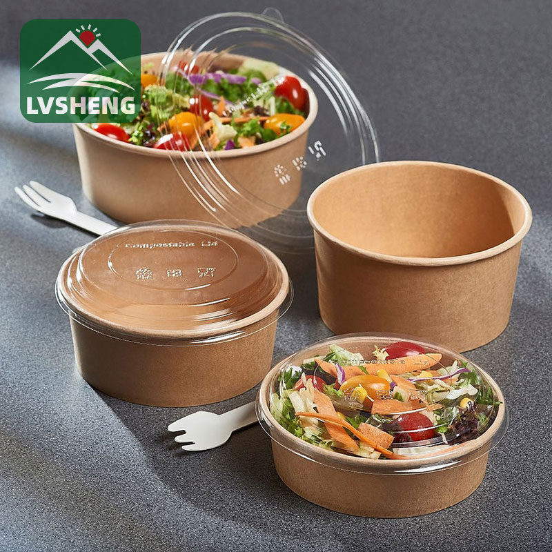 Kina papirskål med låg