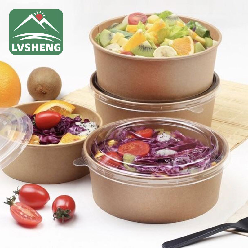 Takeaway lav salatpapirskål